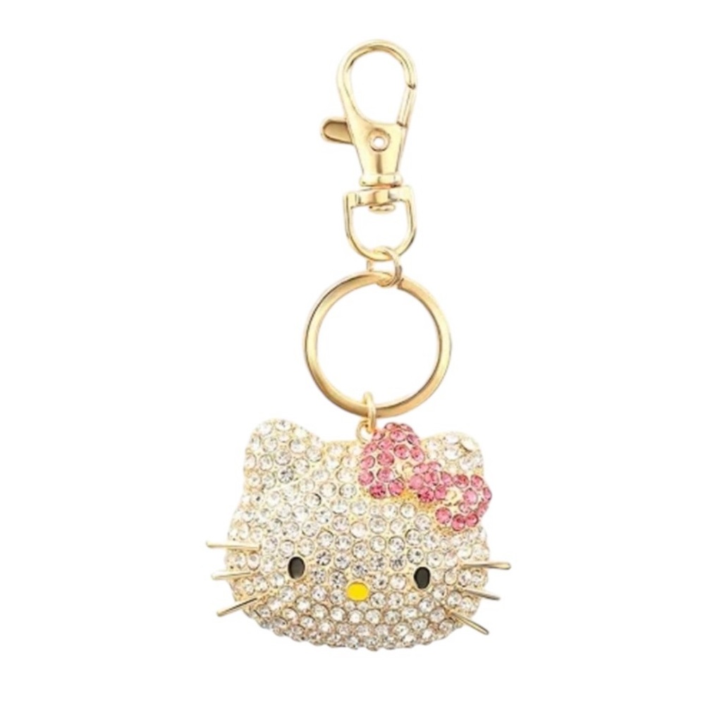 Hello Kitty Rhinestone Keychain Ornament - Picture 2 of 3